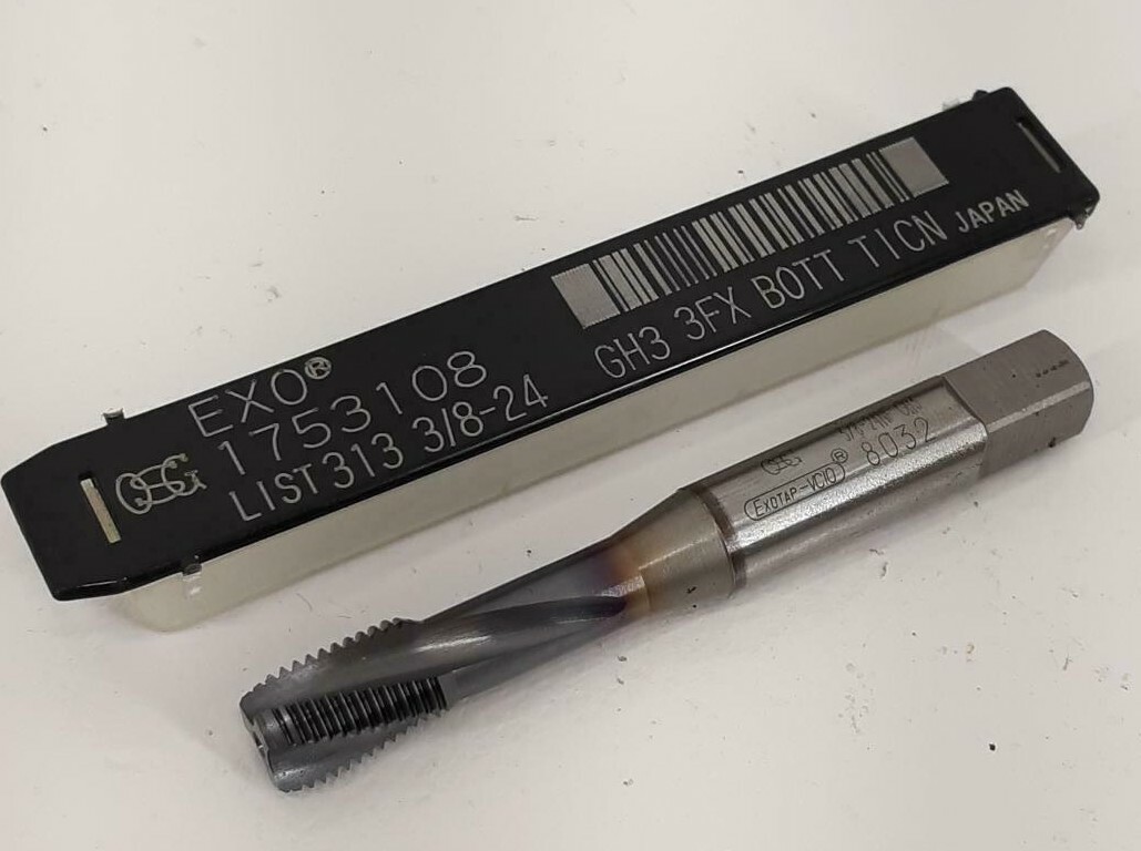 OSG TAP & DIE 1753108 SPIRAL FLUTE TAP 3/8" eBay