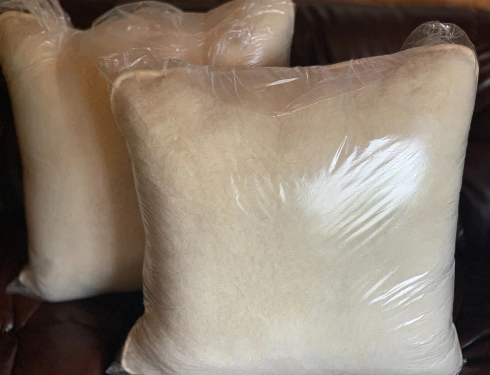 Wool Pillow Cushion All Sizes Merino Wool Home Sofa Bed Home Decor - Image 3 of 4