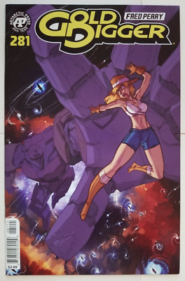 Gold Digger #281 VF/NM (2021, Antarctic Press) Fred Perry, HTF