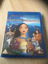BLU-RAY POCAHONTAS 1 & 2 I II Movie Double NEW SEALED freepost uk