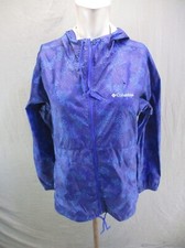 Columbia Size M Womens Multicolor Full Zip Stand Collar Pocket Windbreaker 374