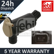 Fits Ford Fiesta Transit Focus Ka Connect Custom Febi Windscreen Washer Pump