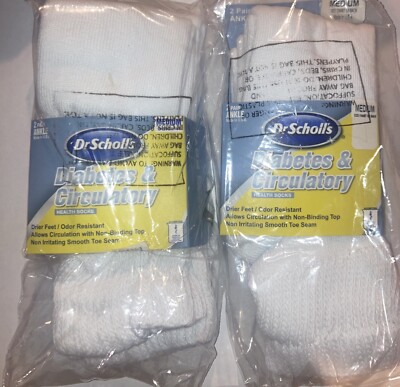 Dr Scholls Men-women Diabetes Circulatory Ankle Socks Size