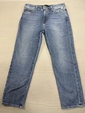 Joe's The Scout Distressed Ankle Mid Rise Slim Tomboy Crop Jeans 29 Blue Denim