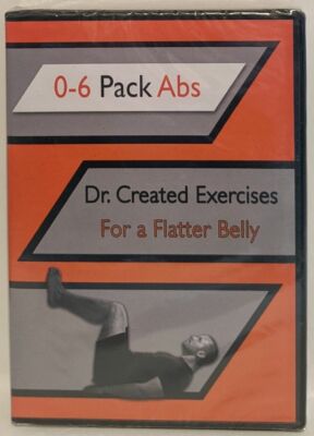 0-6 Pack ABS Doctor Created Exercises For A Flatter Belly Workout DVD Set NEW!