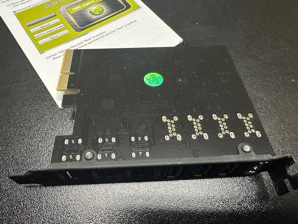 High-Speed USB3.1 PCIE Card with 7 Ports, 4 Type-A and 3 Type-C for Desktop - Image 4 of 4