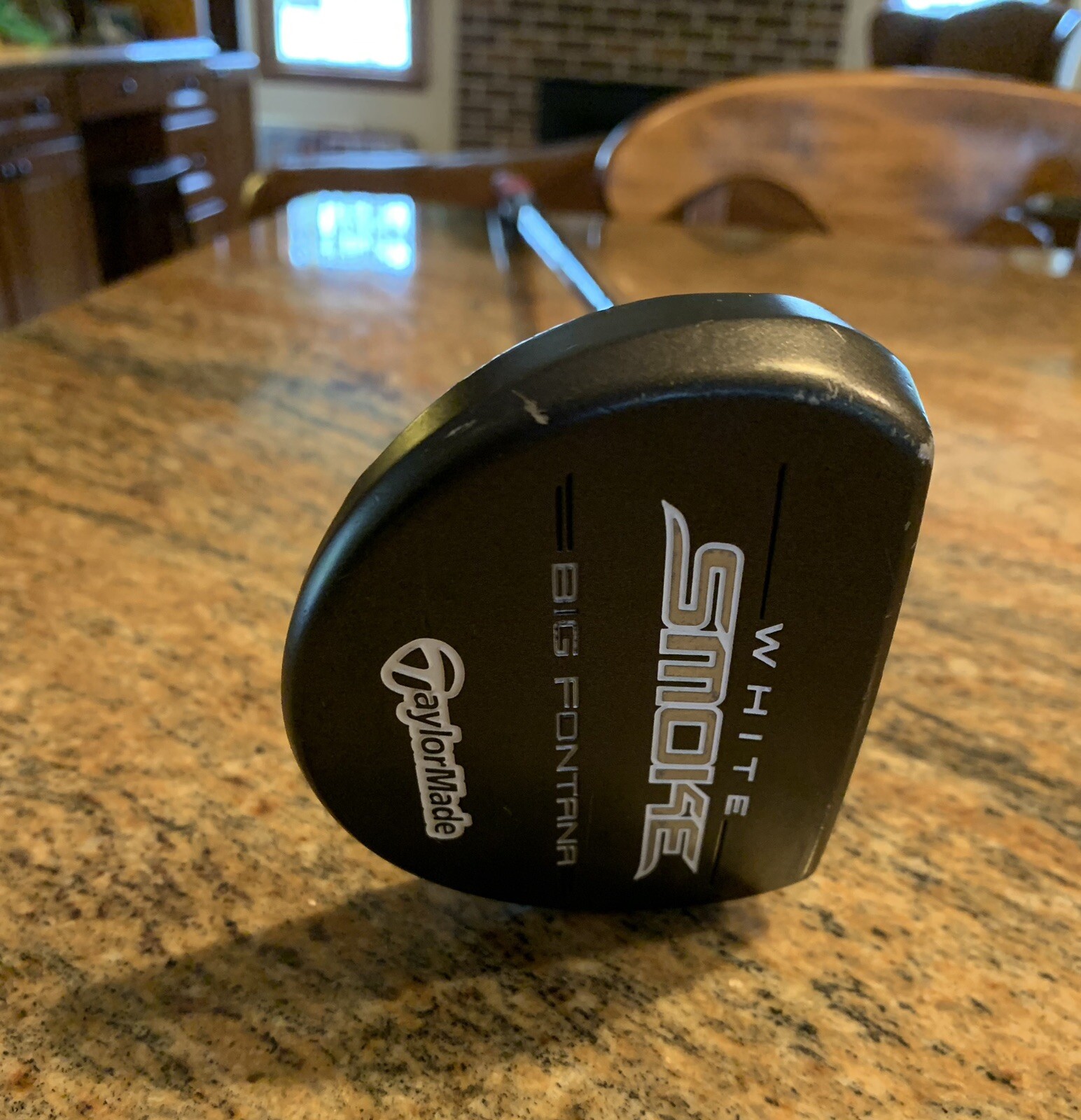 TaylorMade White Smoke Big Fontana Putter RightHanded Steel Golf Club