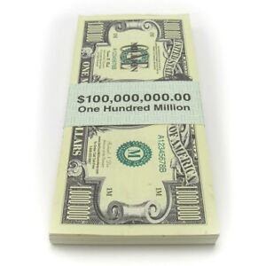 100 Million Dollars Bill By Mike Roth Ebay