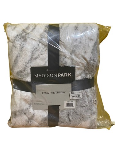 60"x70" Übergröße Aina Kunstfell Überwurf Decke Natur - Madison Park - Bild 1 von 9