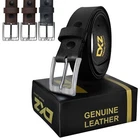 Leather belts 100% genuine leather black brown 30'' to 72'' waist sizes Bkl-05