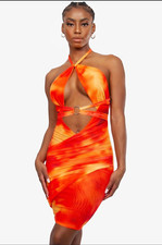 Asymmetrical bodycon dress