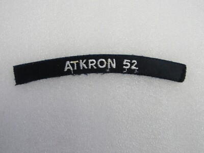 US Navy Attack Squadron ATKRON 52 Tab Patch Rocker UIM Carrier Fighter Group