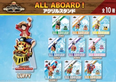 One Piece] ALL ABOARD! Acrylic stand Mugiwara Store Limited Item