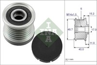 535 0038 10 Ina Generatorfreilauf FüR Renault