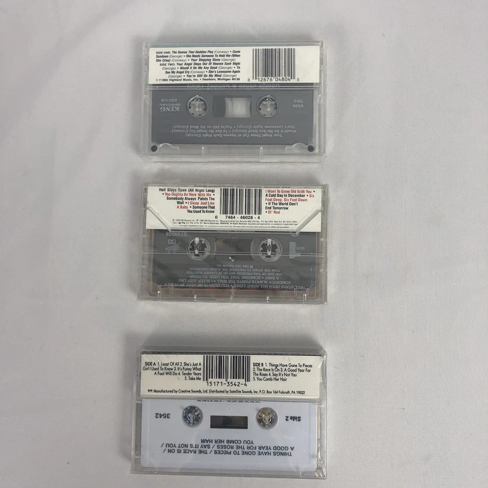 George Jones 3 Cassette Tapes SEALED Country Music - Image 3 of 4