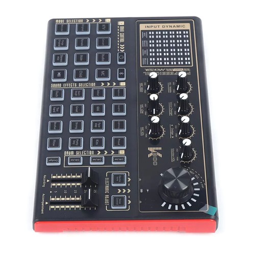 Upgrade Live Sound Card DJ Audio Podcast Recording Equipment Mixer Bluetooth - Picture 9 of 13