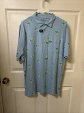 Crown And Ivy Palm Tree Polo NWT Shirt Size M