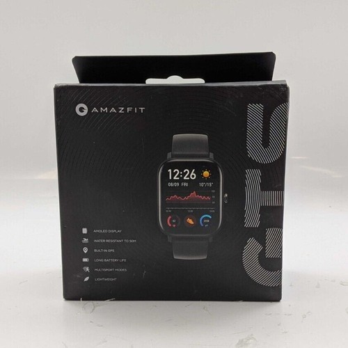 Amazfit GTS Smartwatch Obsidian Black -NS0569 6972596100775 | eBay