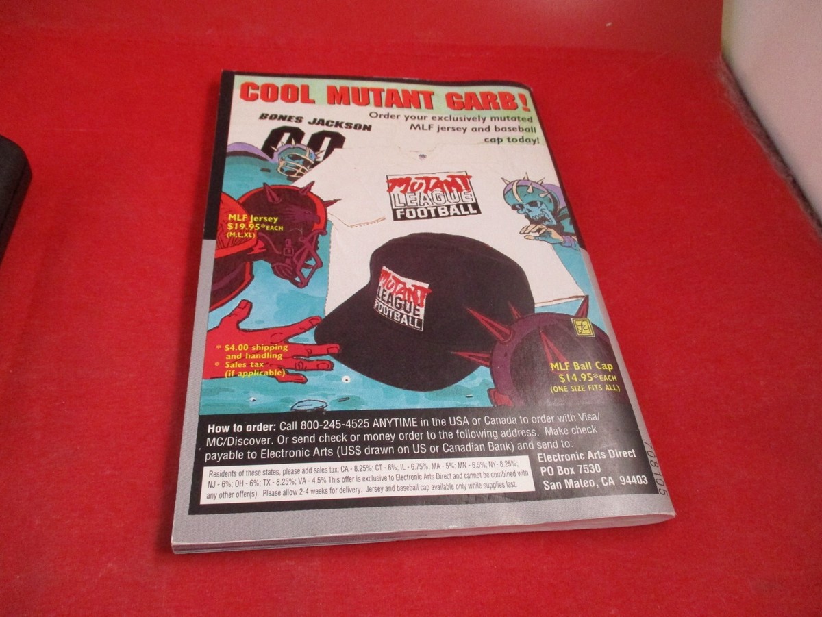 Mutant League Football (Sega Genesis, 1993) Near Complete w/ Box
