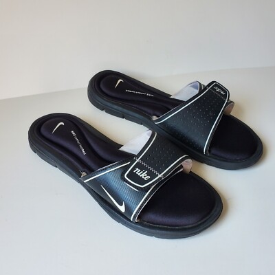 Nike comfort footbed soft foam slides beach vacation 360883-011 Sz10 black white Nike | Shoes | Nike Comfort Footbed Soft Foam Slides Beach  main image 3