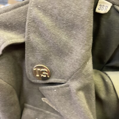 US.ARMY / ジャケット/36/ウール/KHK/無地 Vintage WWII US Army wool uniform patched T.D.M jacket 36r pants