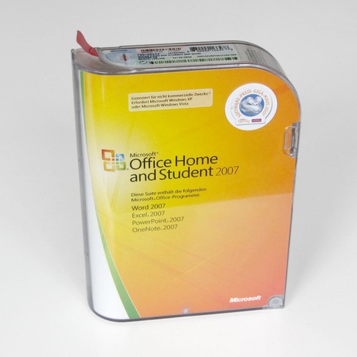 Microsoft Office Home and Student 2007 32 Bit (MS Word Excel Powerpoint OneNote)