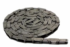 #81XHH Lumber Extra Heavy Duty Conveyor Roller Chain 10 Feet + 1 Connecting Link