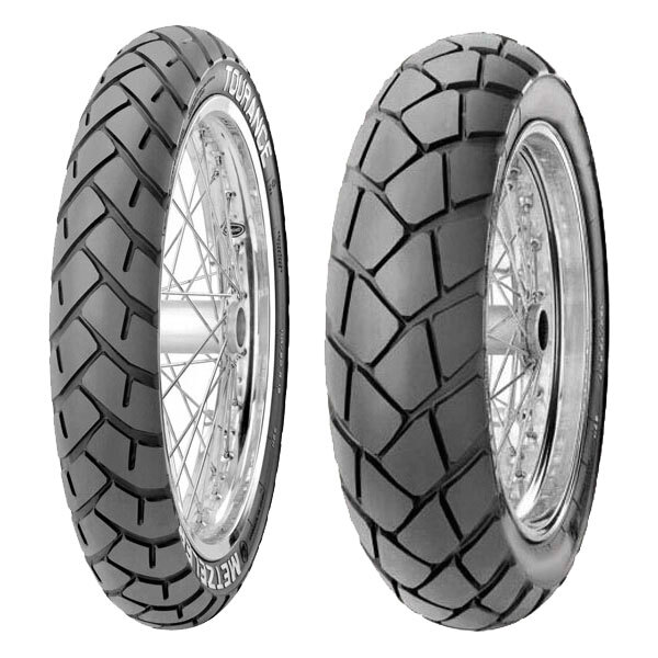 TYRE PAIR METZELER 100/90-19 57S + 130/80-17 65S TOURANCE