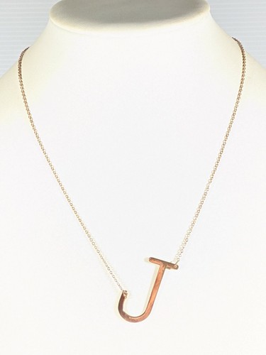 J Pendant 20 inch Chain Necklace | eBay