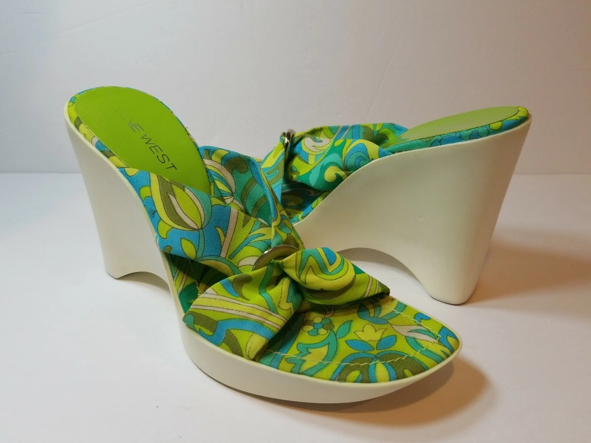 Nine west shop green heels