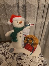 Hallmark 2024 Jingle Pal Snowman Wrapped in J...
