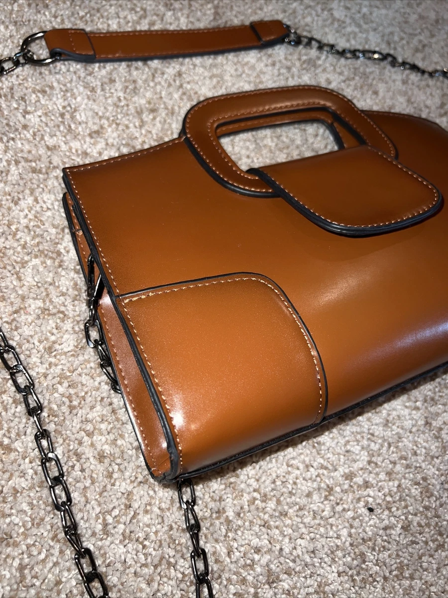 Handbag Leather Brown OKPTA1519426 OK.0973628 Women w Chain Strap 