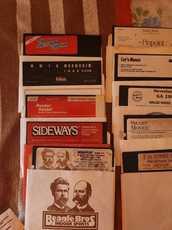10- 5.25 FLOPPY DISKS. (5 1/4 FLOPPY DISKETTES)