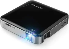 Mini Portable Projector,Video DLP 1080P HDMI Input Built-in Rechargeable Battery