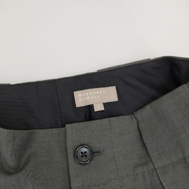 MARGARET HOWELL SOFT WOOL LINEN TROUSER 578-2142001 Pants