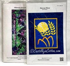 Quilt Wallhanging Pattern by Castilleja Cotton ~ Uncut ~ Choose Your Favorite