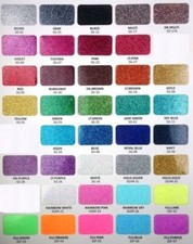 Tessuto Pellicola Film vinile Glitter termoadesivo 25cm x 50cm adesivo a caldo