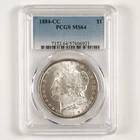 1884-CC Morgan Dollar $1 MS64 PCGS Carson City 31115