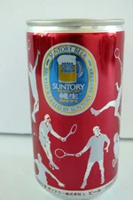 Suntory "Red" Tennis Beer Can