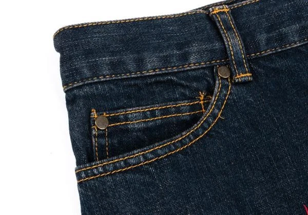 Falda vaquera bordada dragón VIVIENNETAM talla 1 (K-159736) Foto 4 de 4