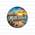 Myrtle Beach South Carolina Vinyl Decal Sticker D