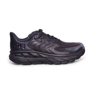 HOKA ONE ONE CLIFTON LS BLACK / ASPHALT SUEDE ALL GENDER RUNNING SHOES M5/W6 NEW