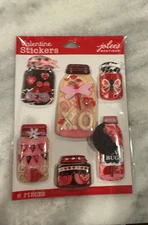 jolee's boutique valentines day mason jar dimensional stickers