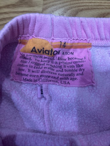 Aviator Nation Kids Pink Joggers Size 14 - Picture 3 of 9