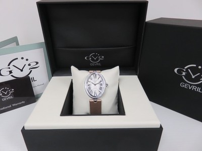 GV2 Women’s or Men’s Watch Box for Storage or Display. Empty. Gevril Group GV2 Women Silver Case Wristwatches for sale | eBay main image 4