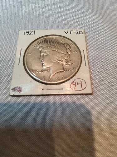 1921 Peace Dollar VF Details Very Nice Coin Key Date