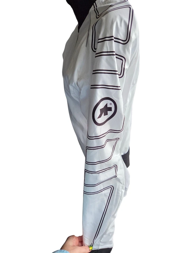 Assos IJ.SHAQUNO Mens White Black Cycling Jacket Size S - Image 2 of 4