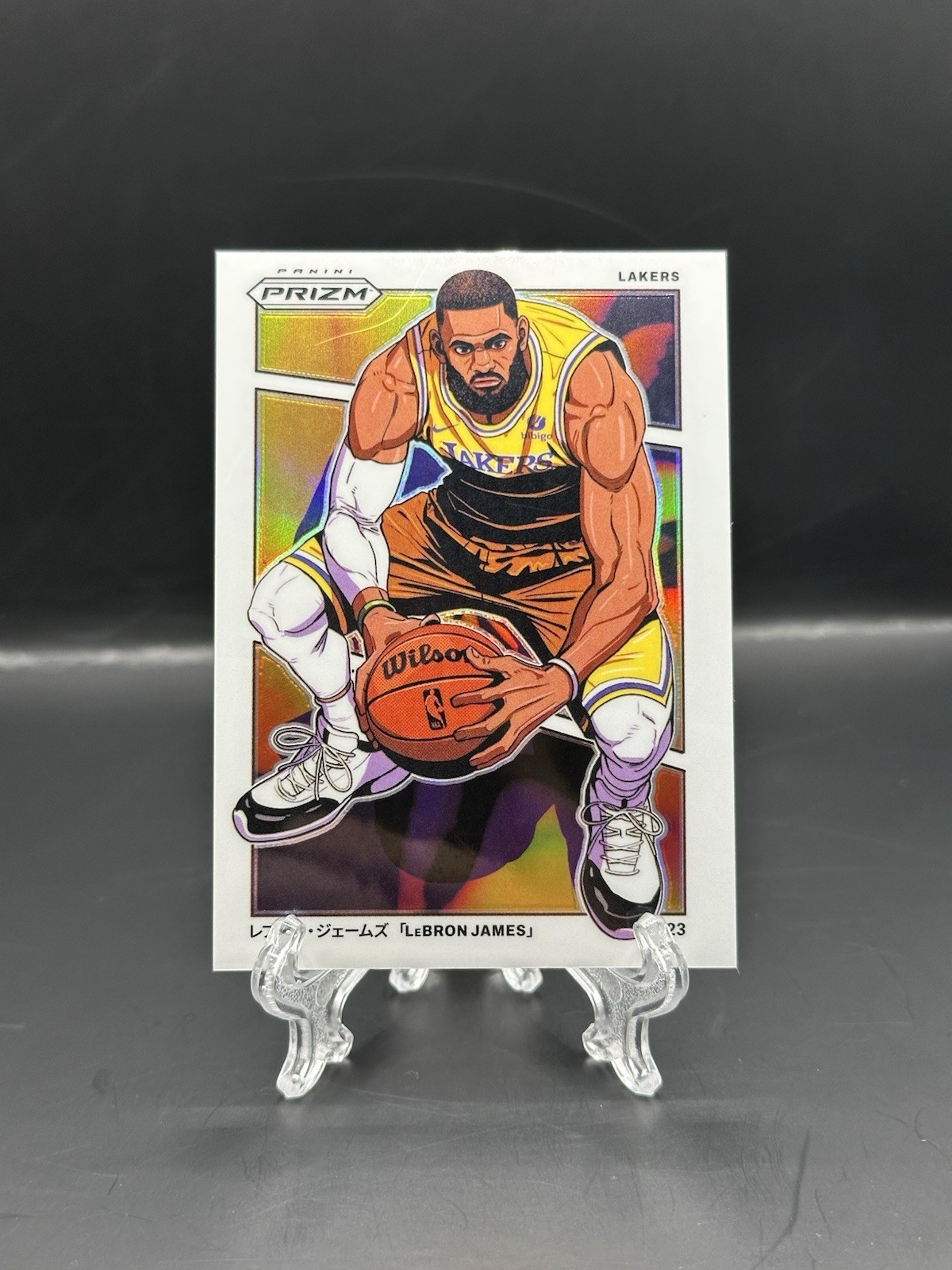 LeBron James 2024-25 Panini Prizm Manga Case Hit SSP Los Angeles Lakers #12 DMG