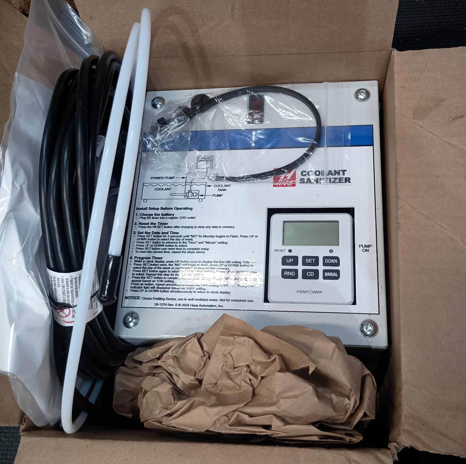 Haas Coolant Sanitizer Kit Mill Or Lathe