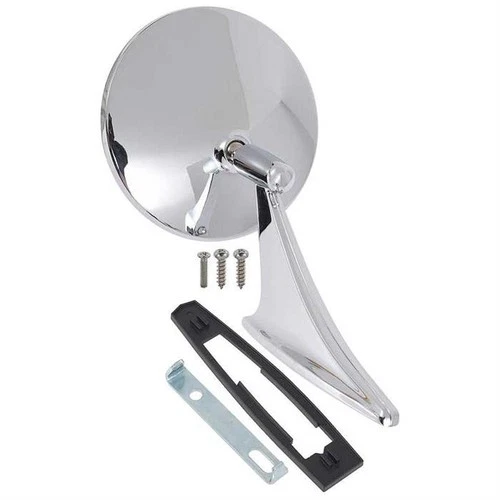 OER 3909197 1966-72 Outer Door Mirror w/Ribbed Base